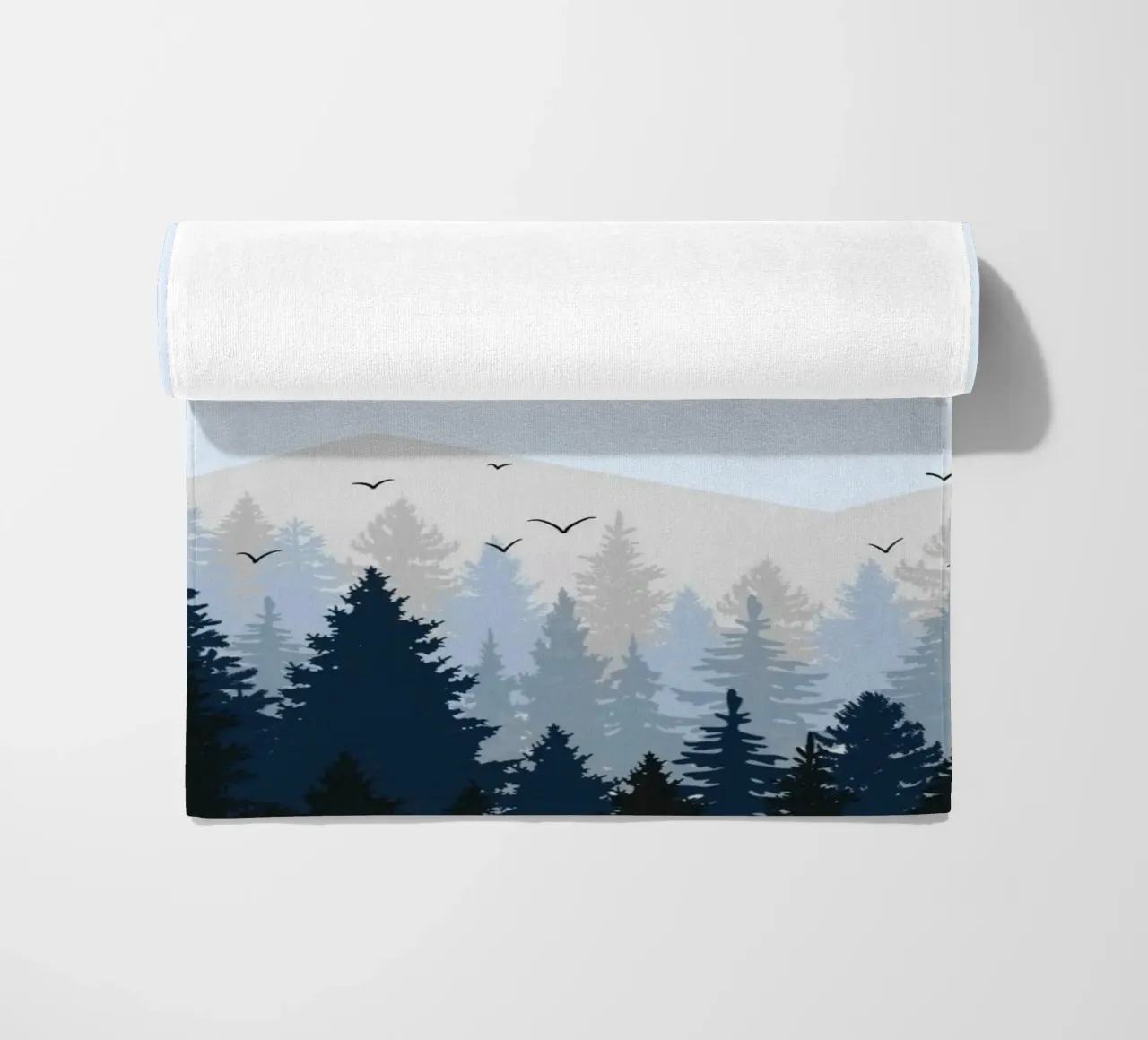 nature silhouette beach towel by twillight