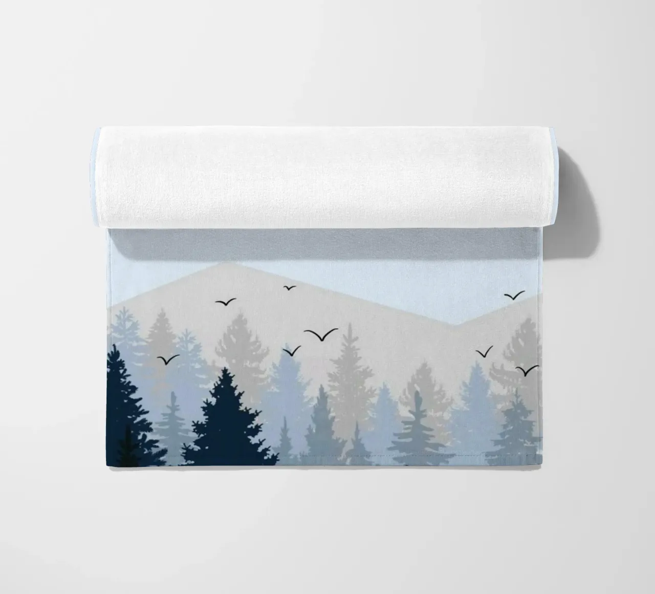 nature silhouette beach towel by twillight