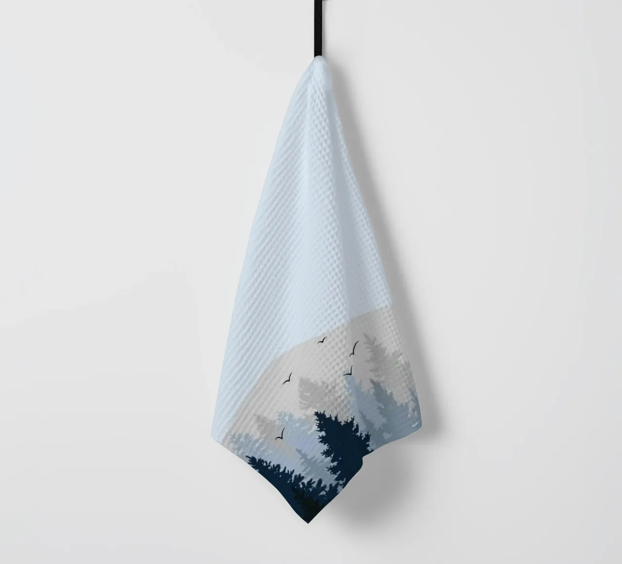 nature silhouette tea towel by twillight