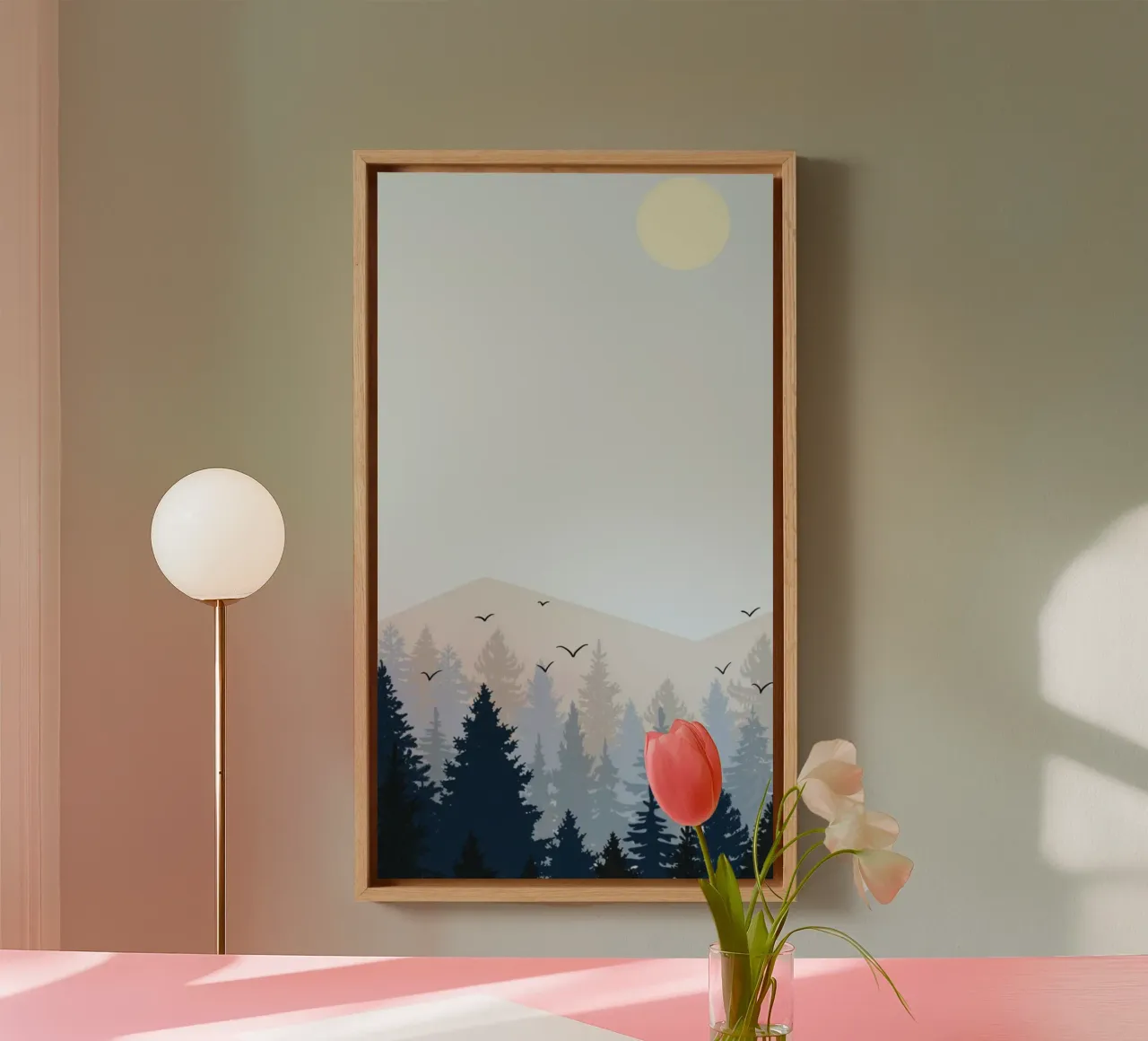 nature silhouette canvas by twillight