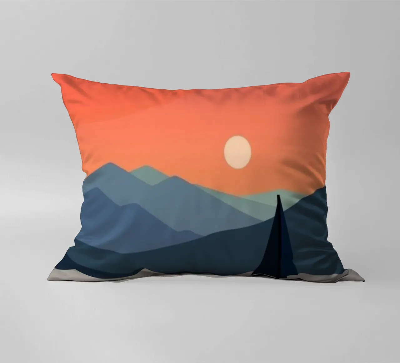 silhouette evening cuscino da twillight