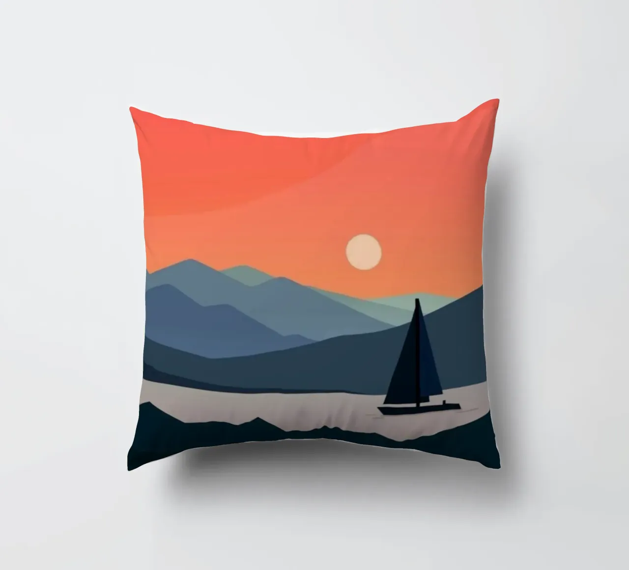 silhouette evening cuscino da twillight