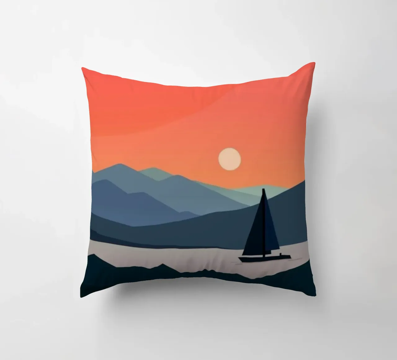 silhouette evening cuscino da twillight