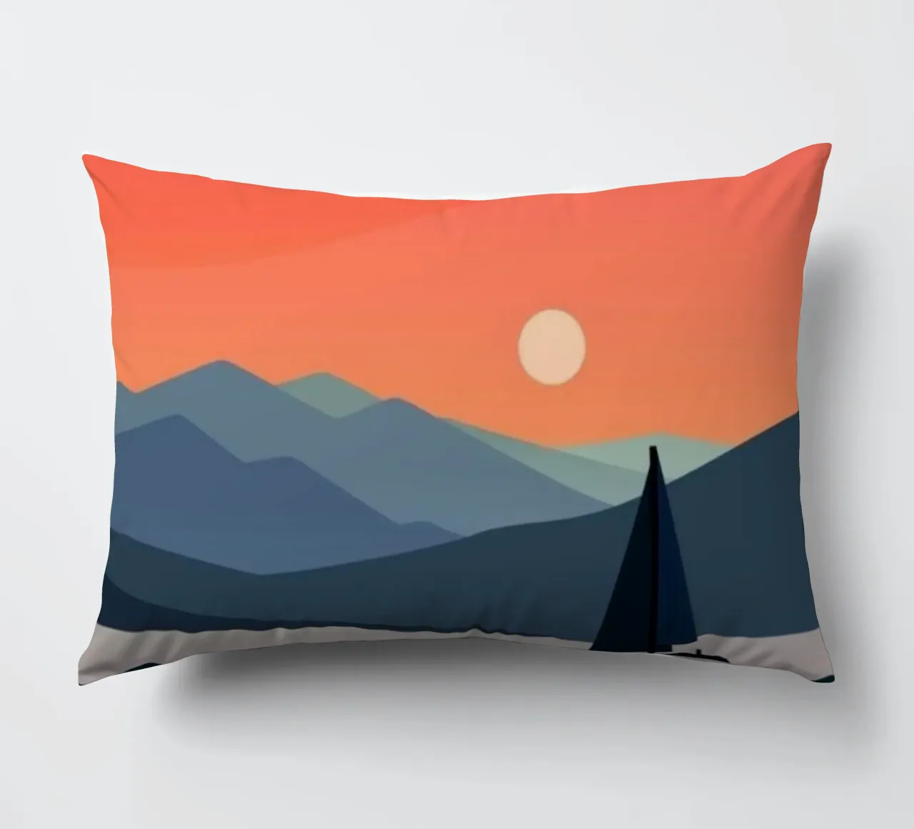silhouette evening cuscino da twillight