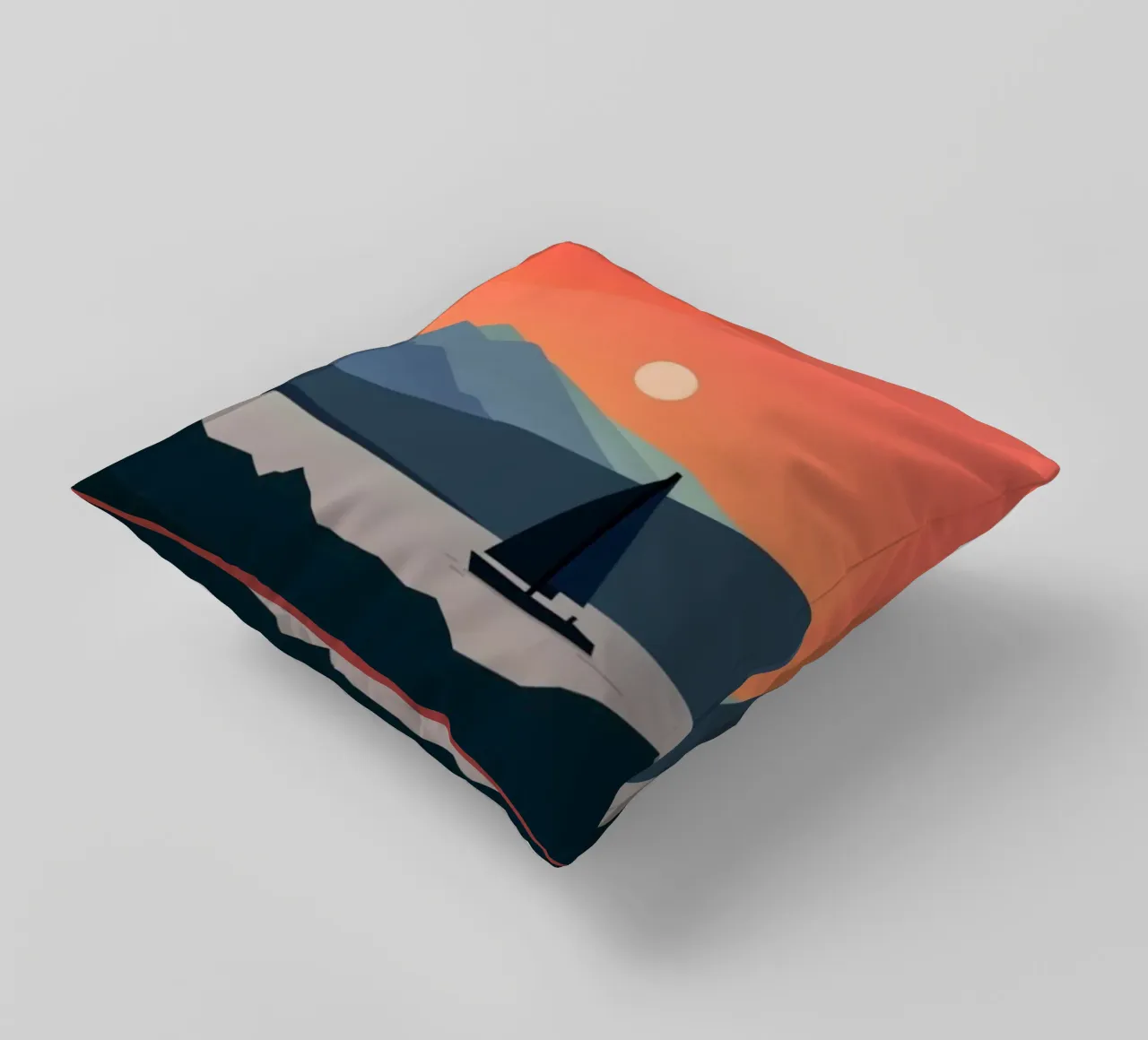 silhouette evening cuscino da twillight