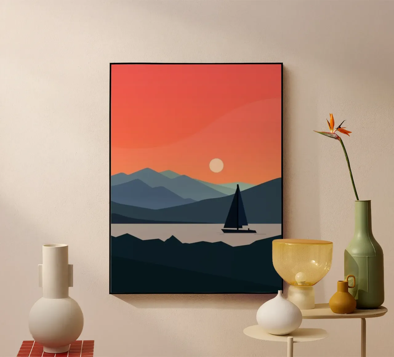 silhouette evening plexiglass da twillight