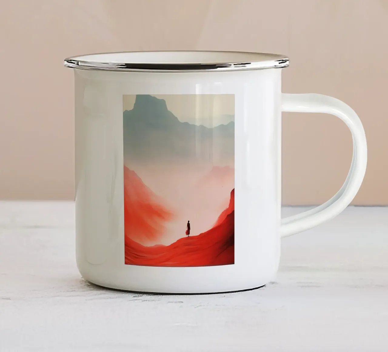adventure scenic tazza in smalto da Histrol