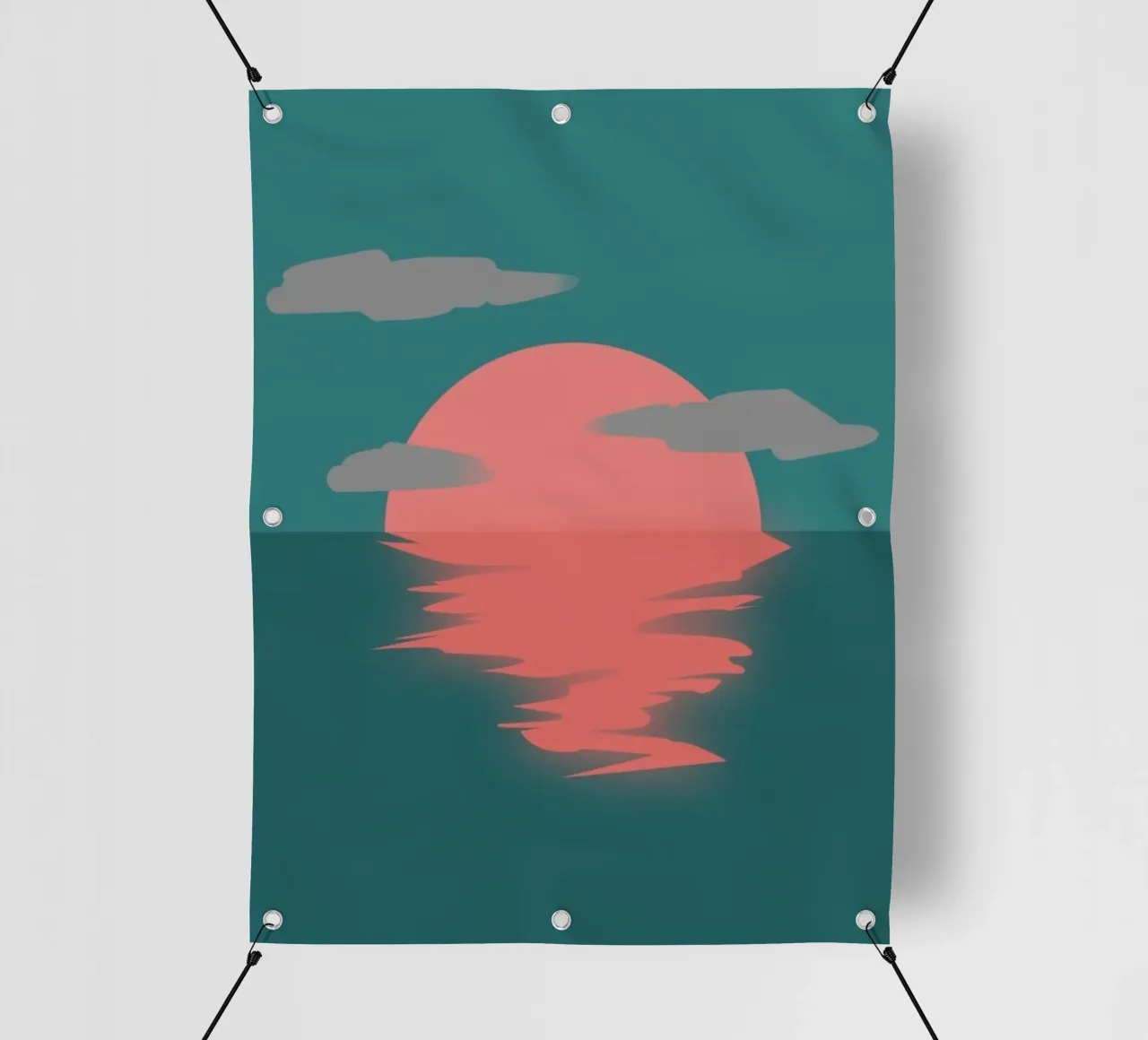 peaceful dusk twilight telo in pvc da twillight