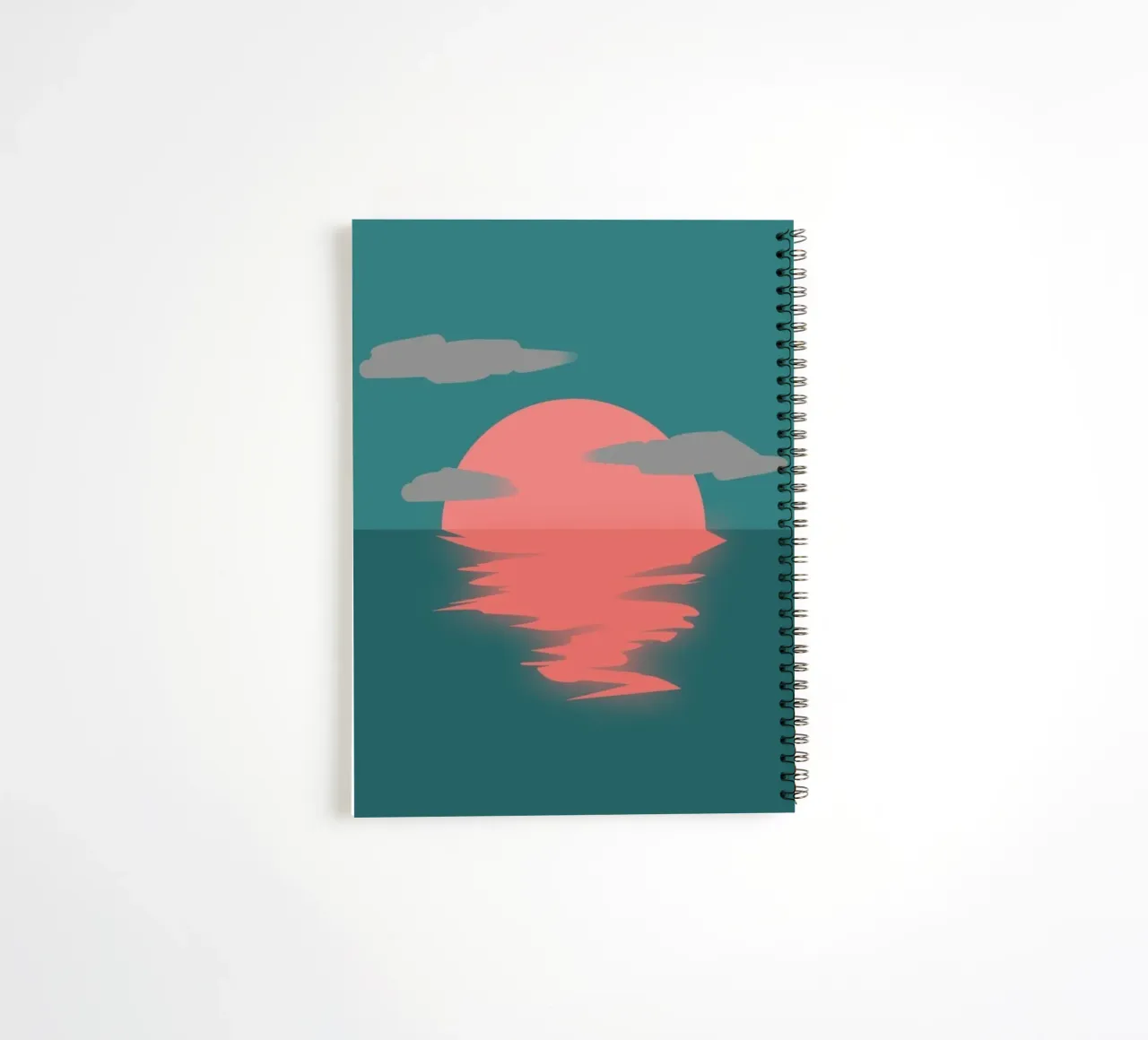peaceful dusk twilight spiral notebook by twillight