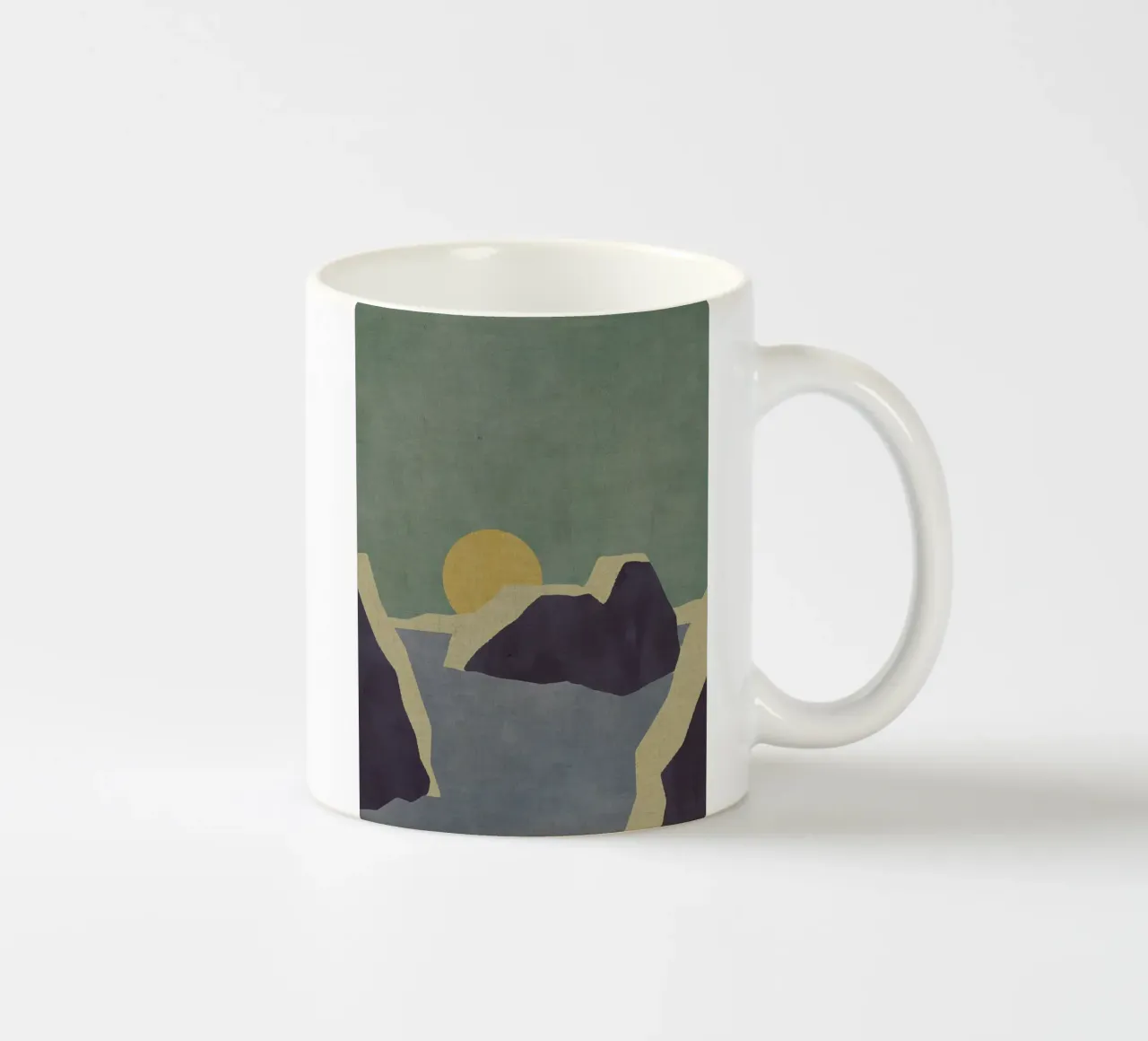 Tramonto artico tazza in ceramica da Matlock Studio
