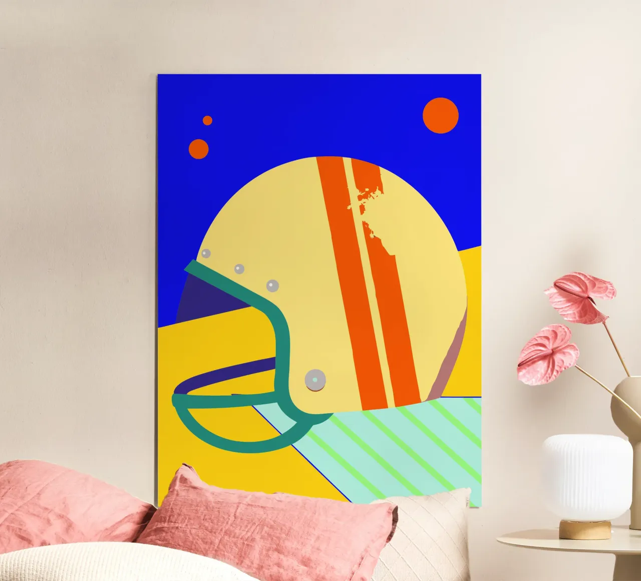 casco da football americano poster da Botania