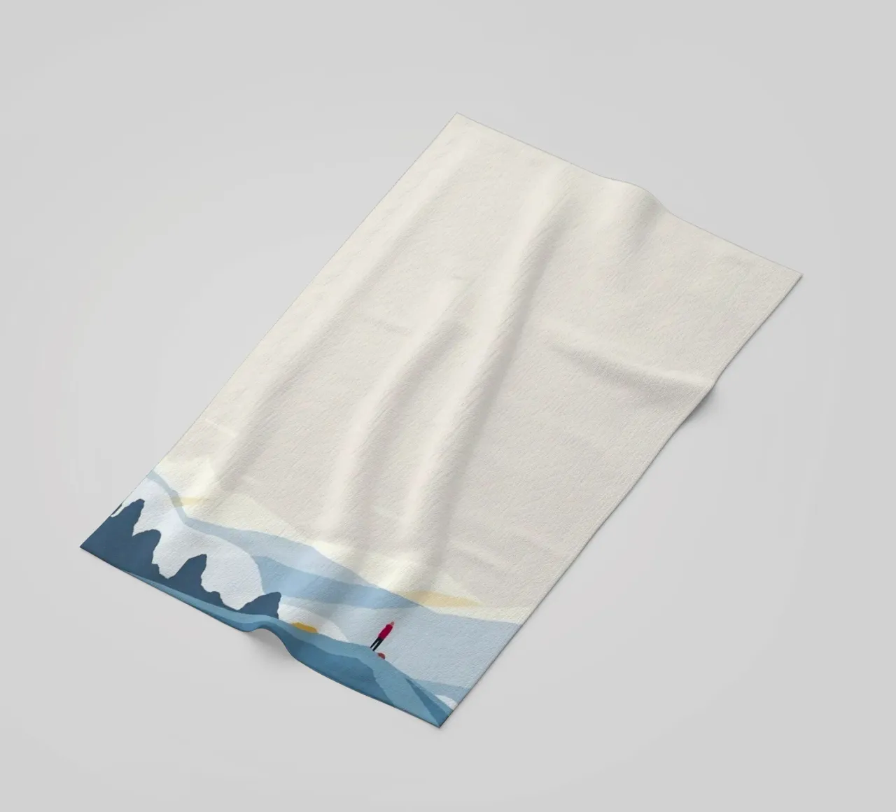 peaks sky vistas beach towel by prindy