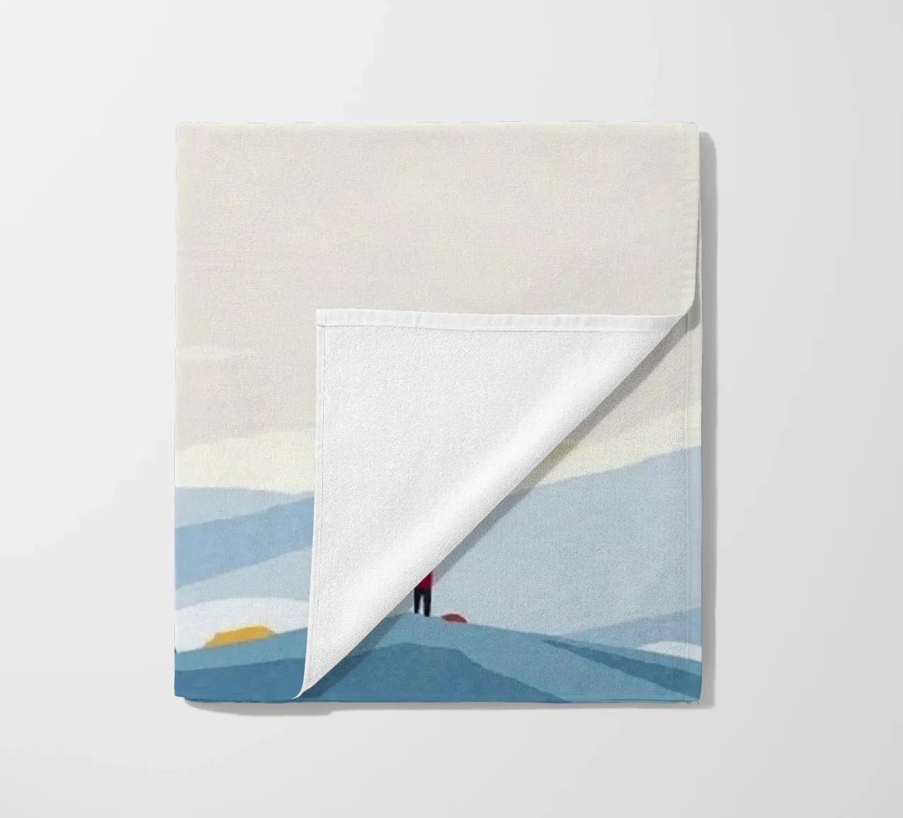 peaks sky vistas beach towel by prindy