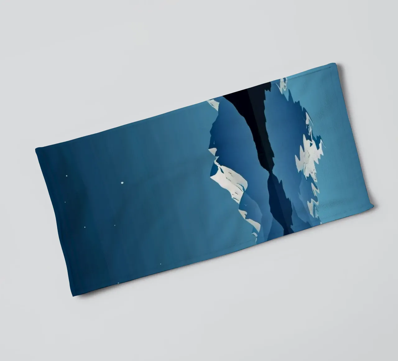 landscape dusk towel by prindy