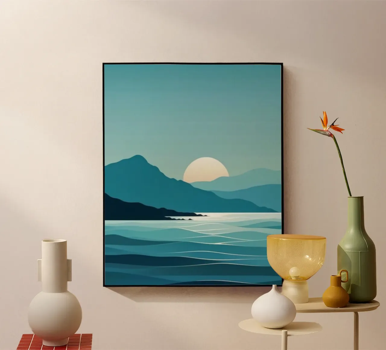 coastal peaceful plexiglass da prindy