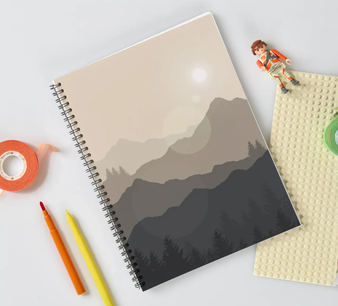 layers scenery diario ad anelli da prindy