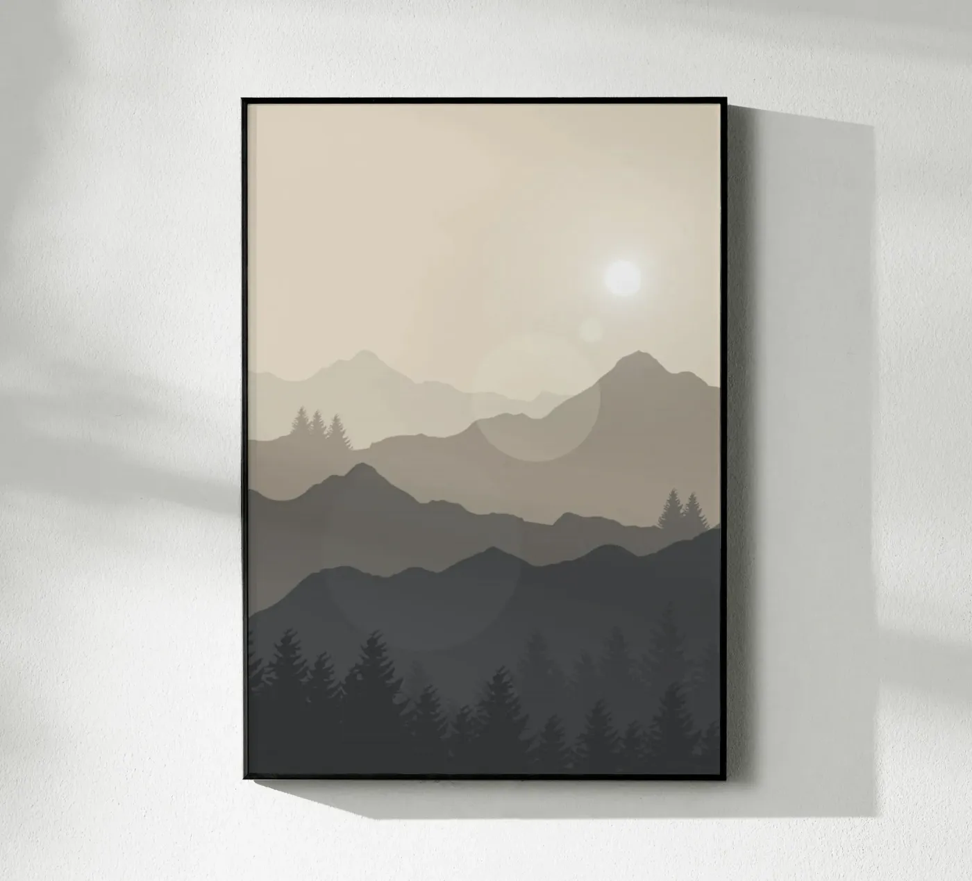 layers scenery Acryl-Glas von prindy