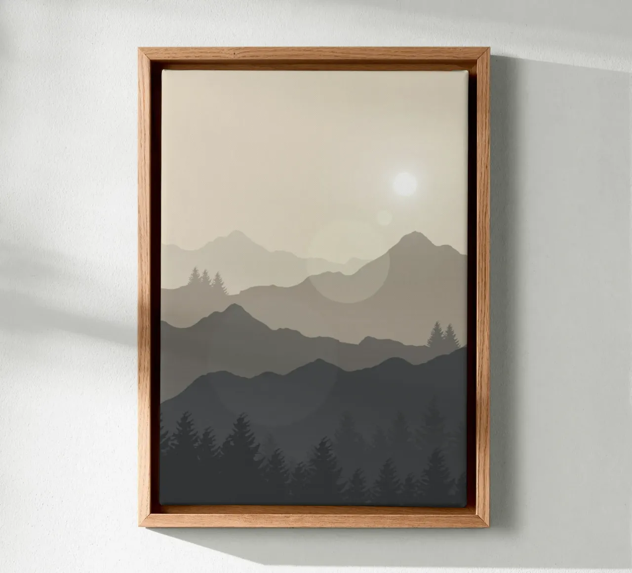 layers scenery tela con Cornice a cassetta da prindy