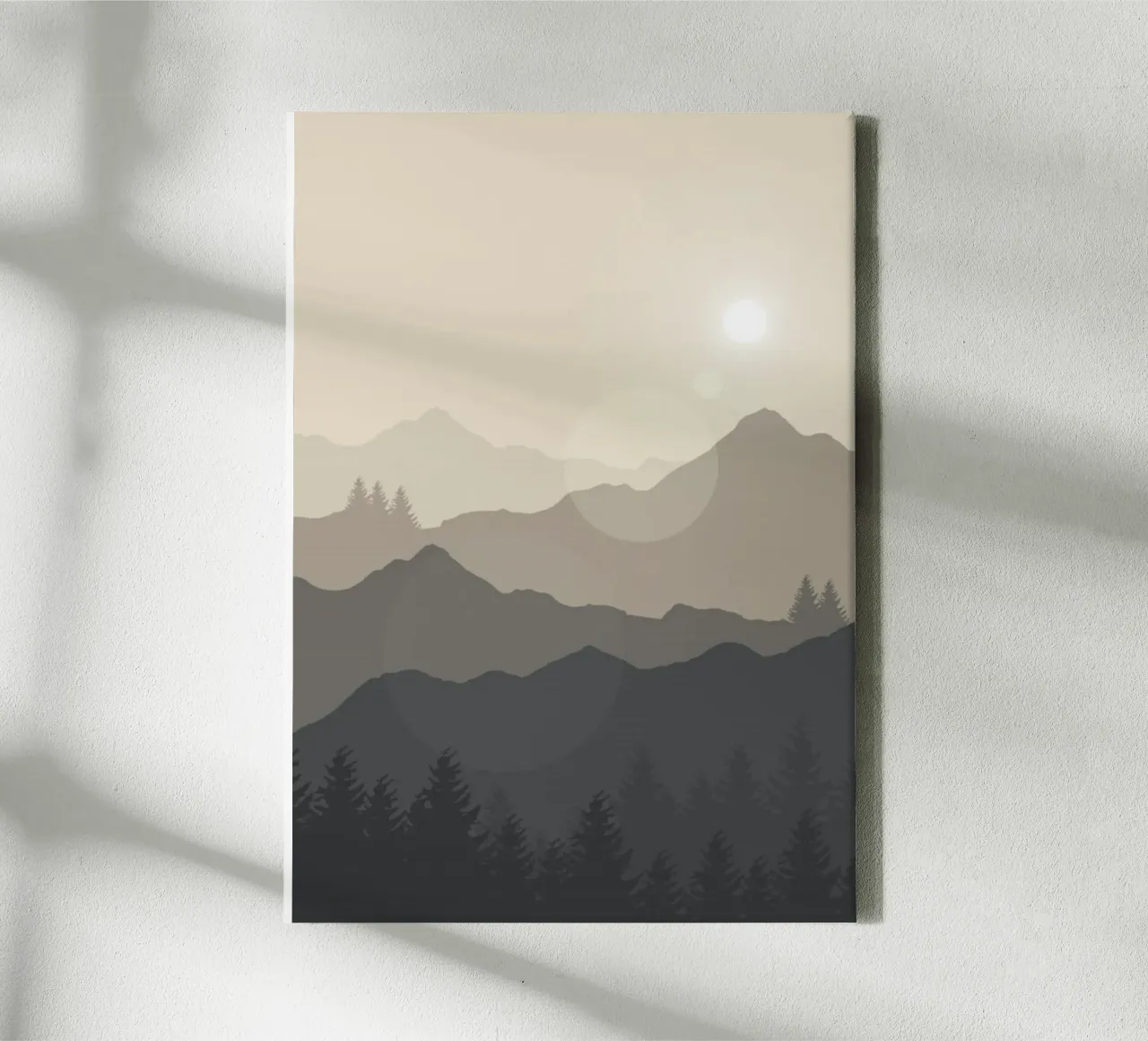layers scenery tela con Cornice a cassetta da prindy