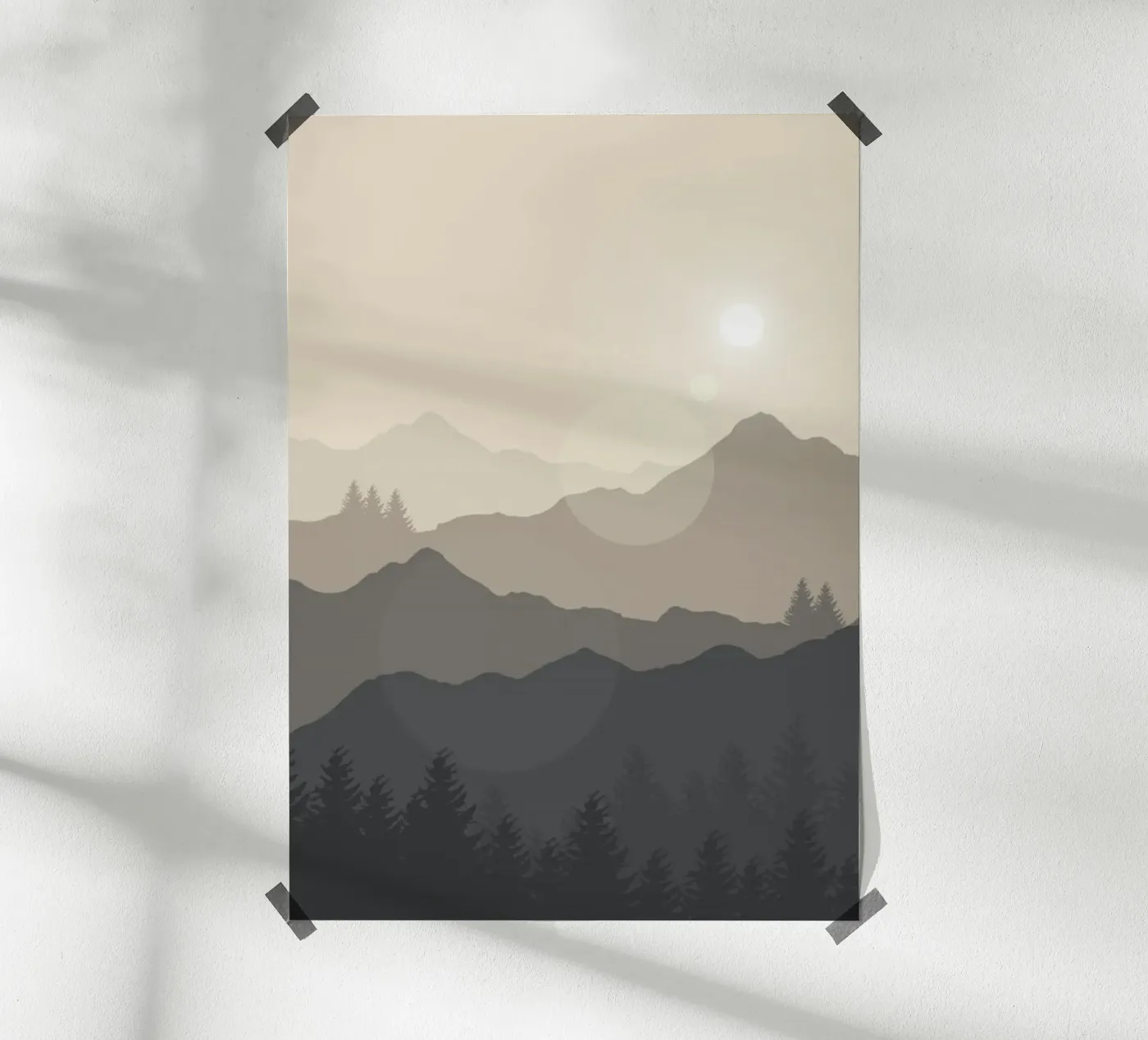 layers scenery poster van prindy