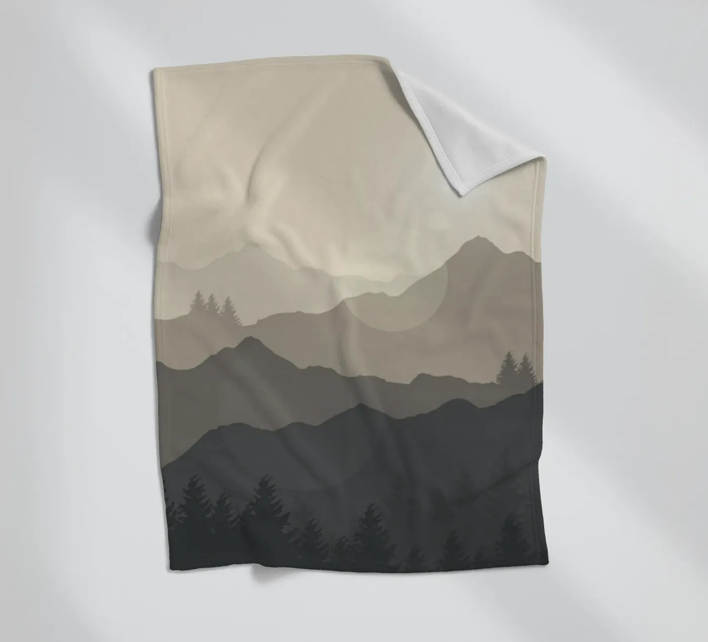 layers scenery fleecedeken van prindy
