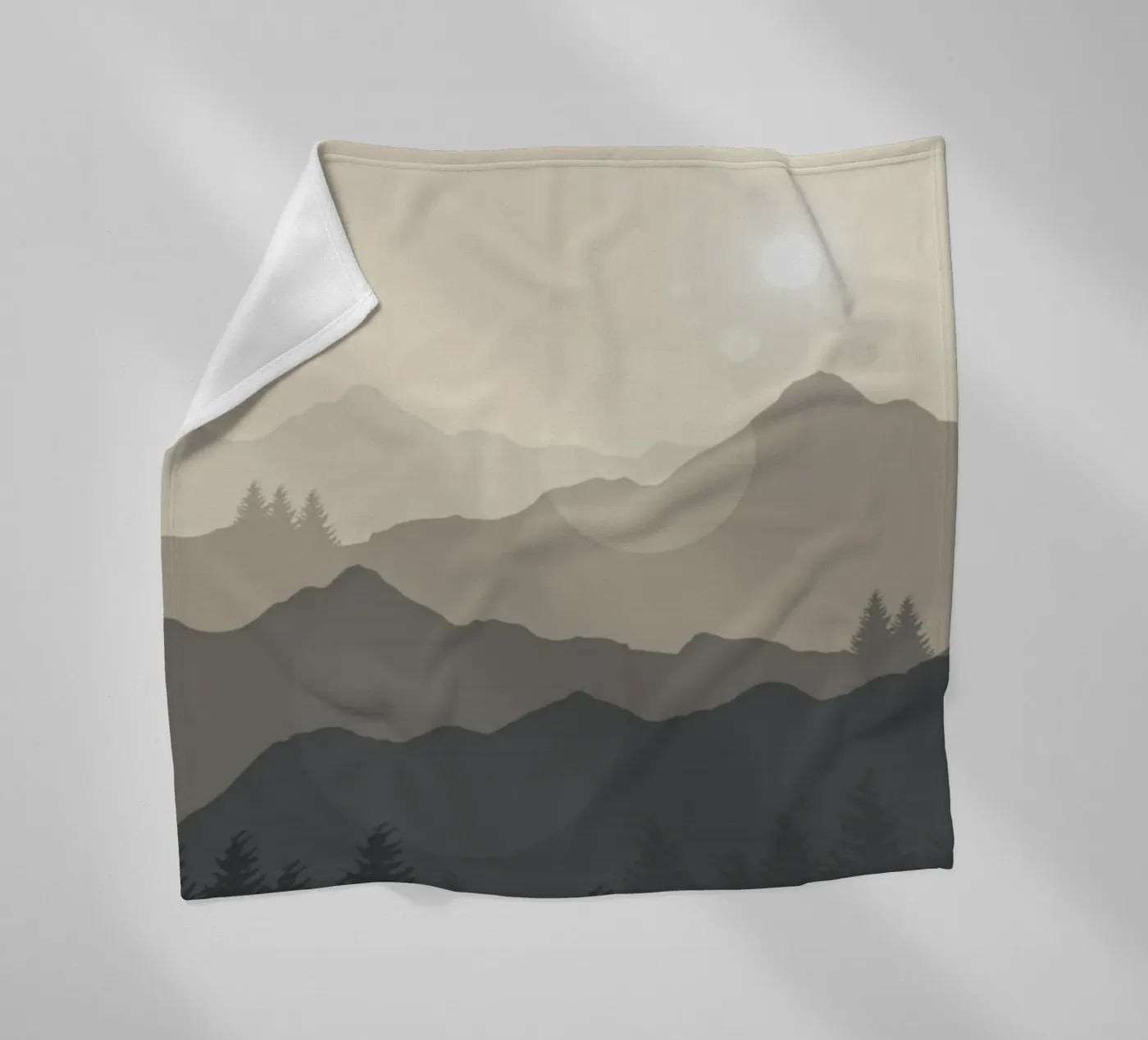 layers scenery fleecedeken van prindy