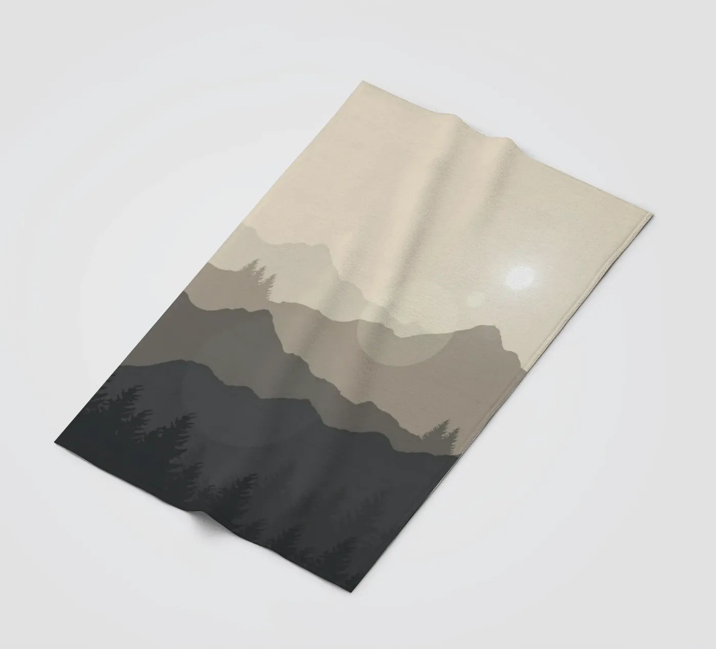 layers scenery fleecedeken van prindy