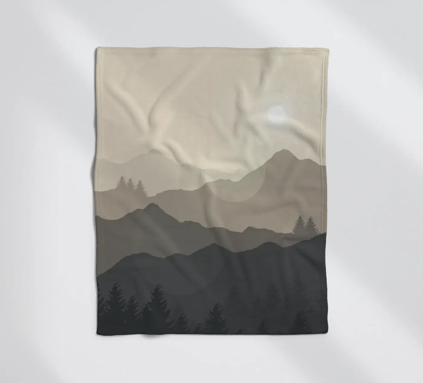 layers scenery fleecedeken van prindy