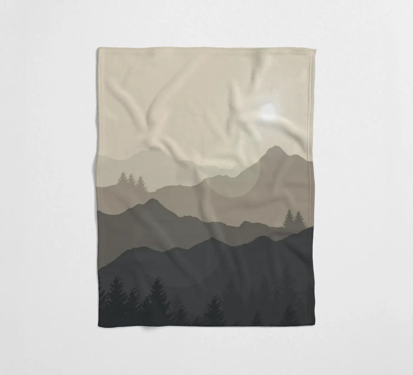 layers scenery fleecedeken van prindy