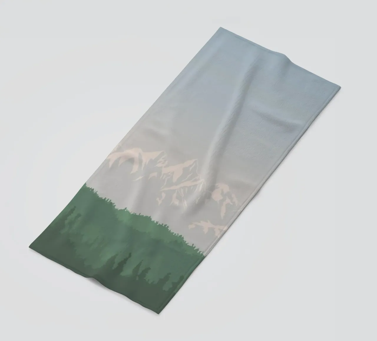 snowcapped peaks tree line telo mare da prindy