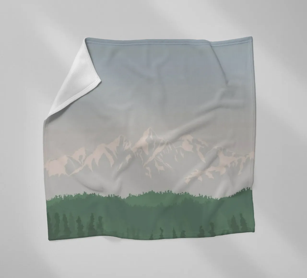 snowcapped peaks tree line coperta in pile da prindy