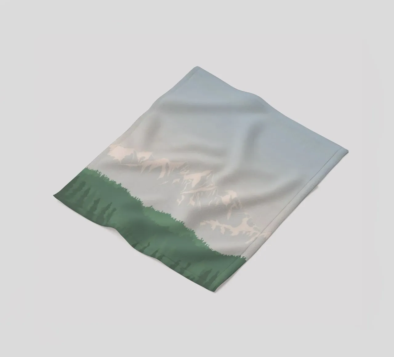 snowcapped peaks tree line coperta in pile da prindy