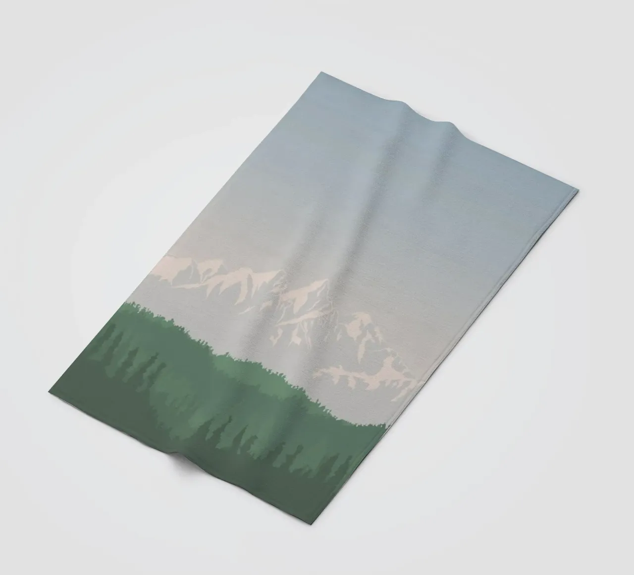 snowcapped peaks tree line coperta in pile da prindy