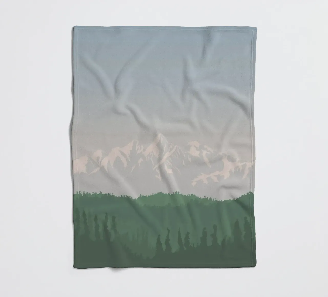 snowcapped peaks tree line coperta in pile da prindy