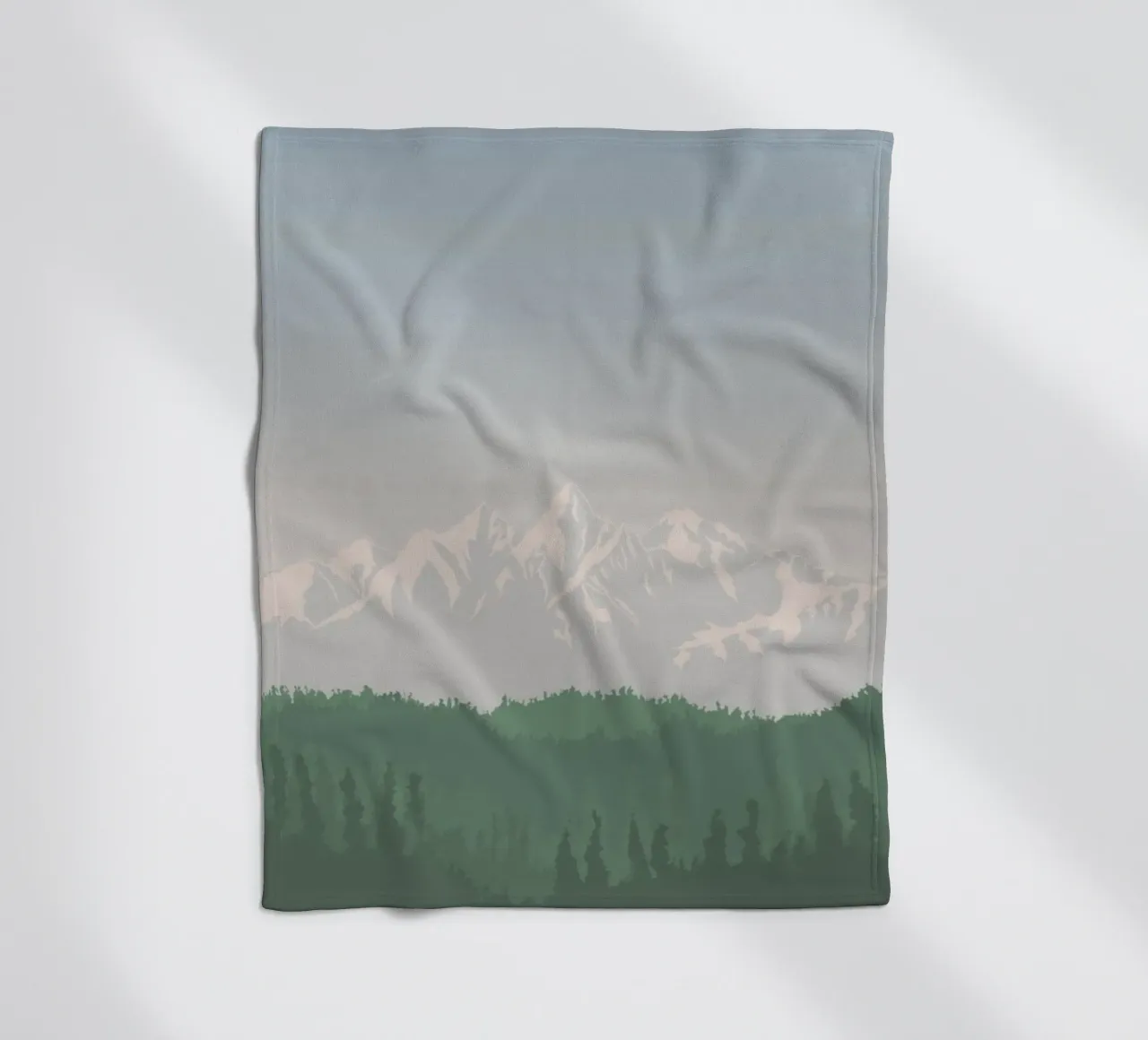 snowcapped peaks tree line coperta in pile da prindy