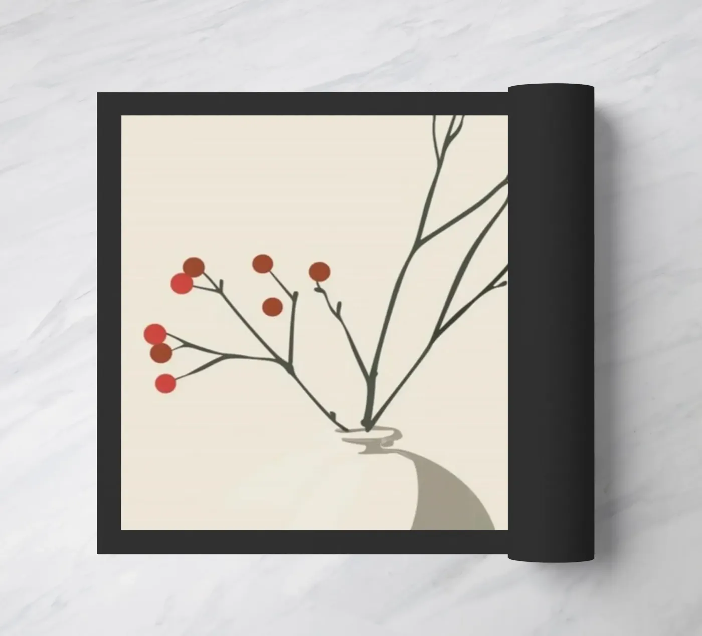 berries vase doormat by prindy