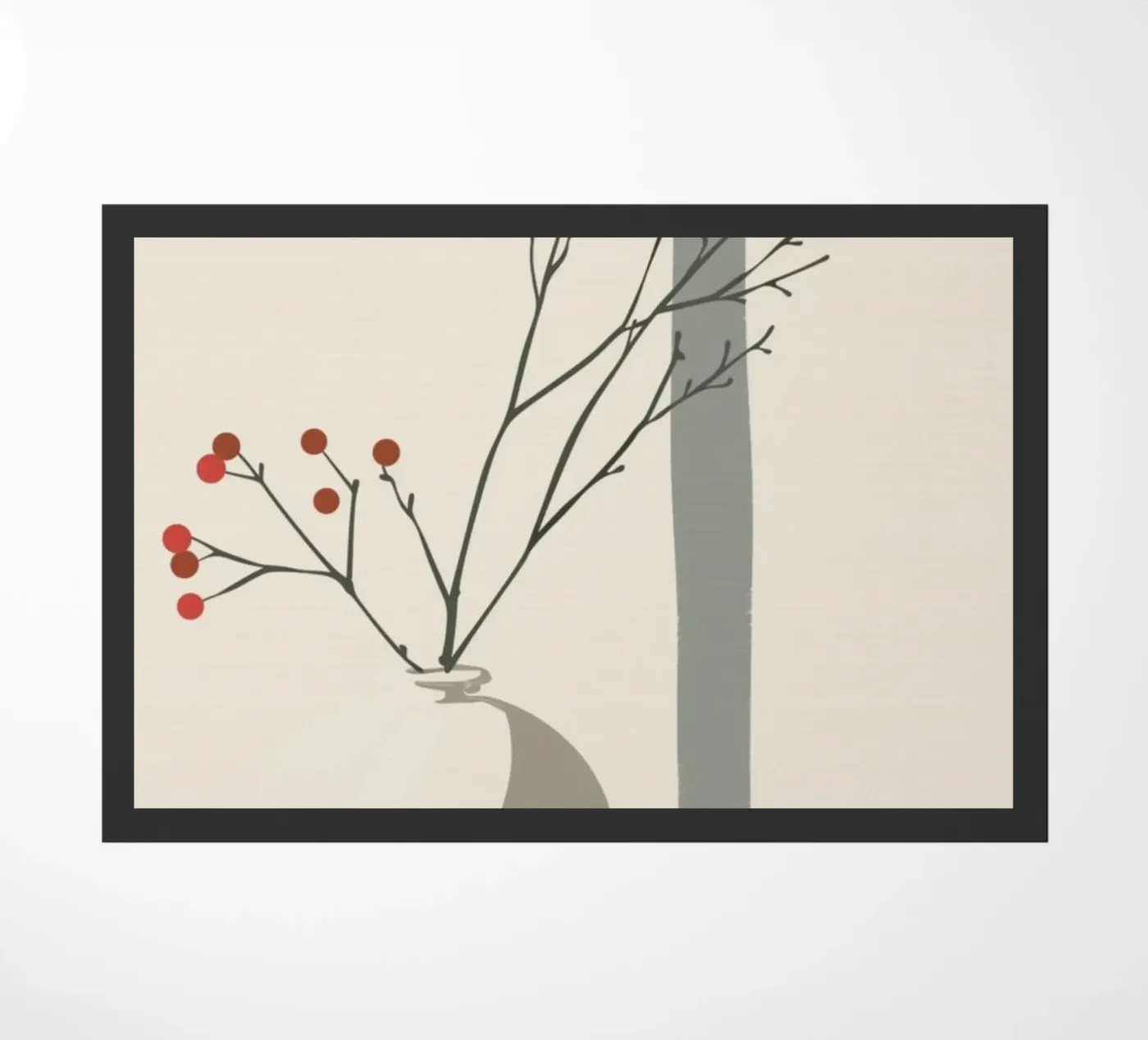 berries vase doormat by prindy