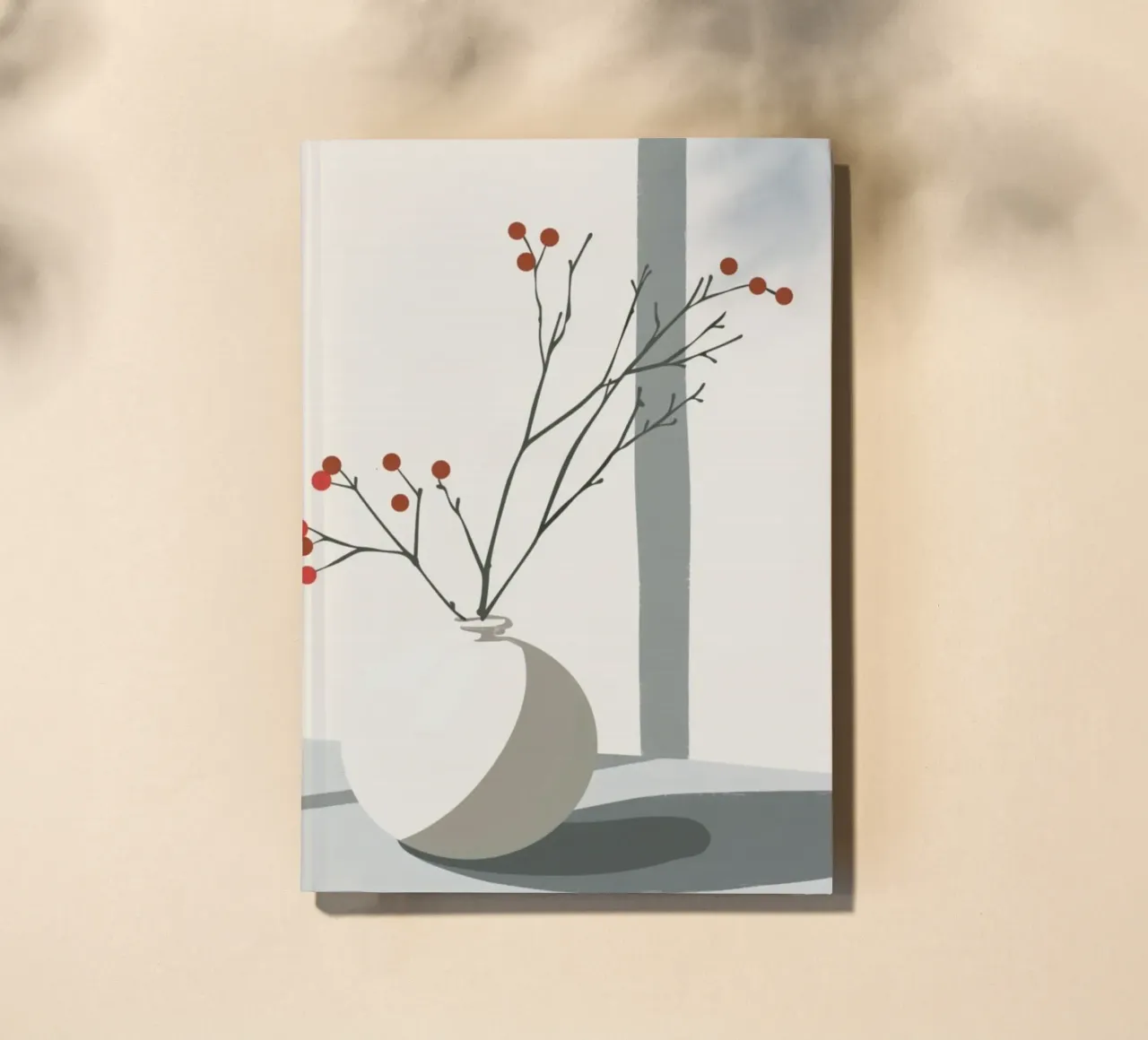 berries vase notebook by prindy