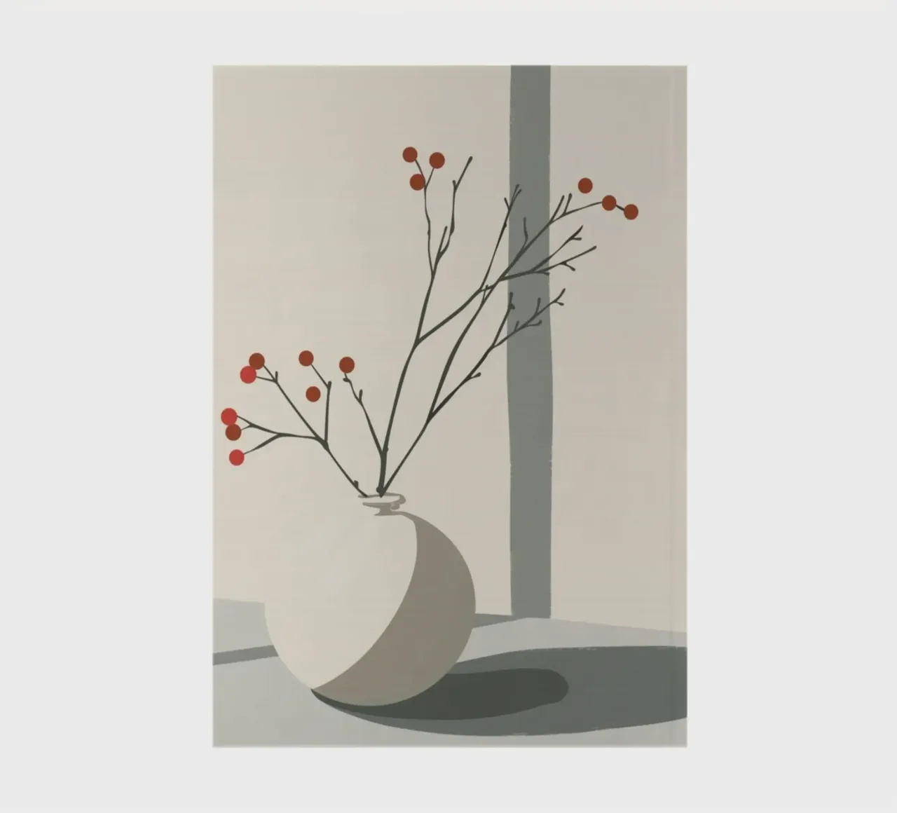 berries vase notebook by prindy