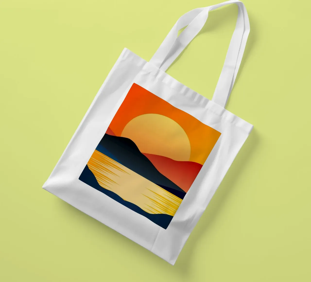 horizon calm evening tote bag by prindy