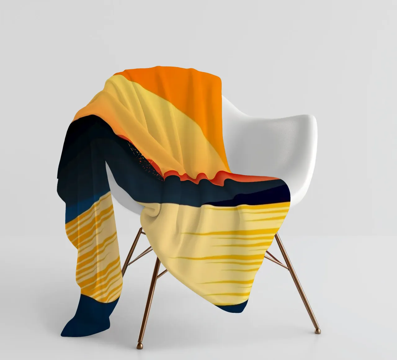 horizon calm evening coperta in pile da prindy