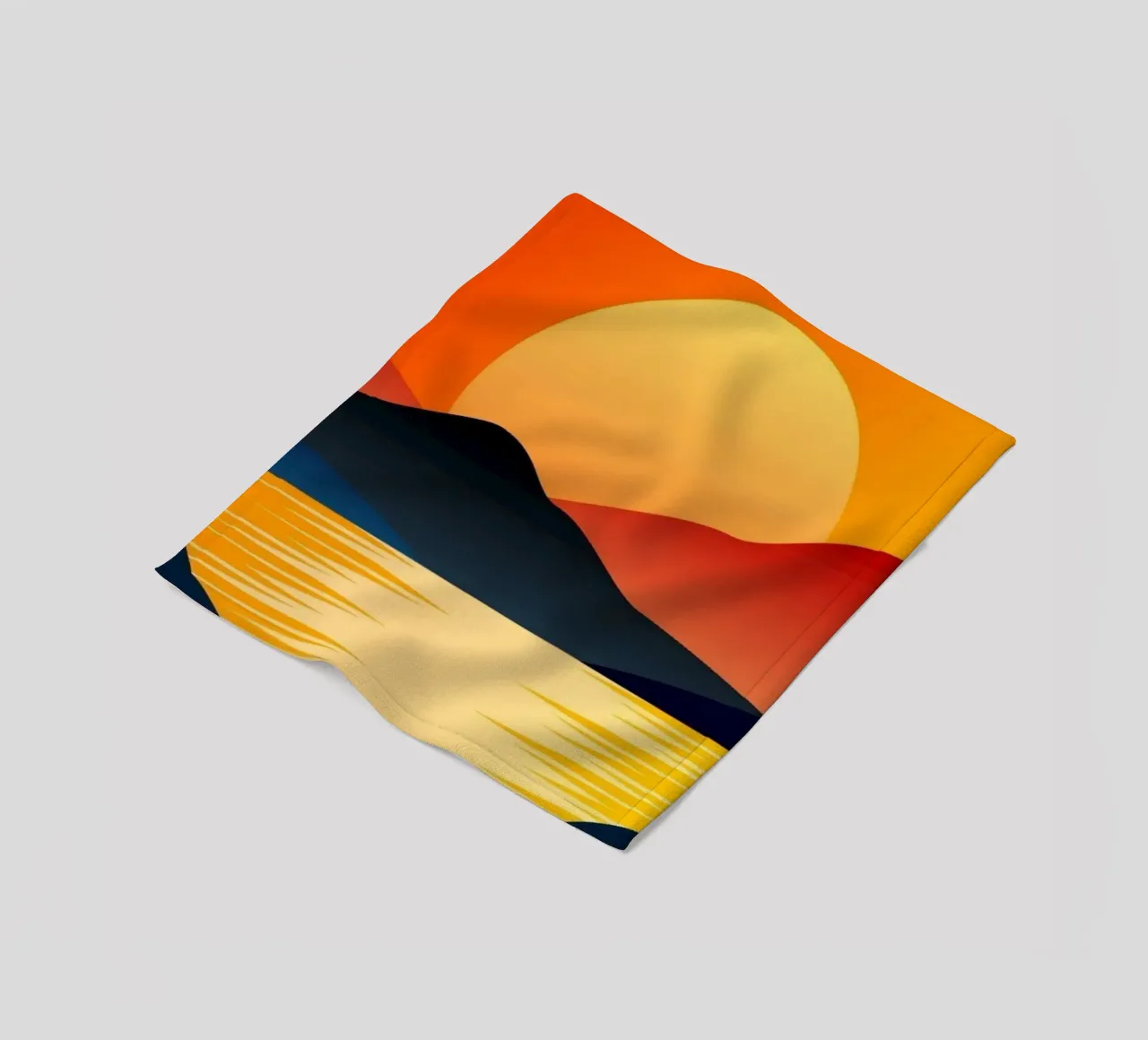 horizon calm evening coperta in pile da prindy