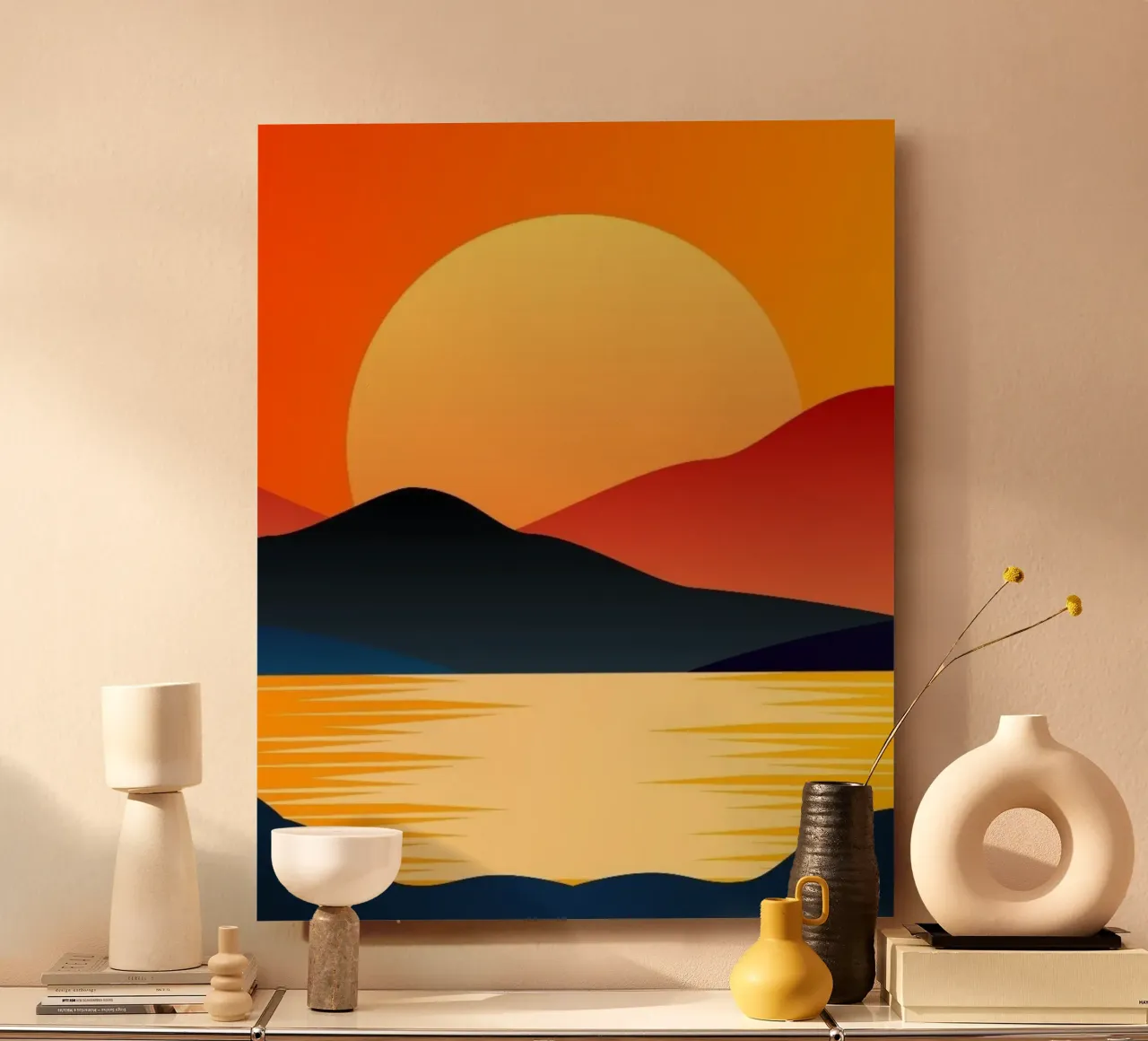 horizon calm evening alluminio dibond da prindy