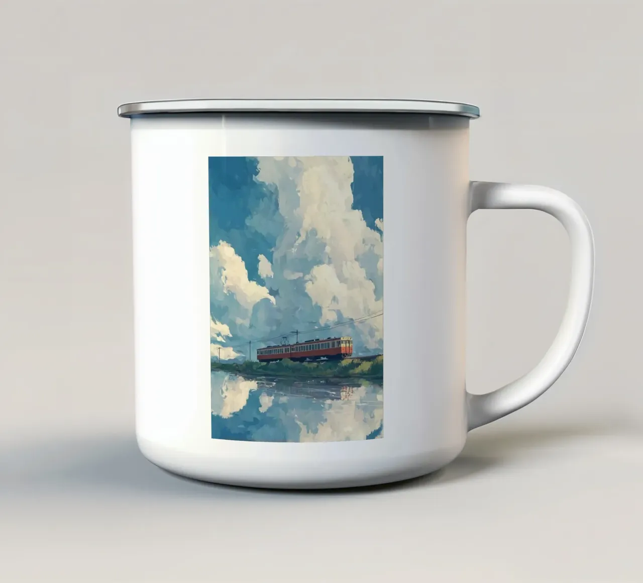 poles horizon tazza in smalto da prindy