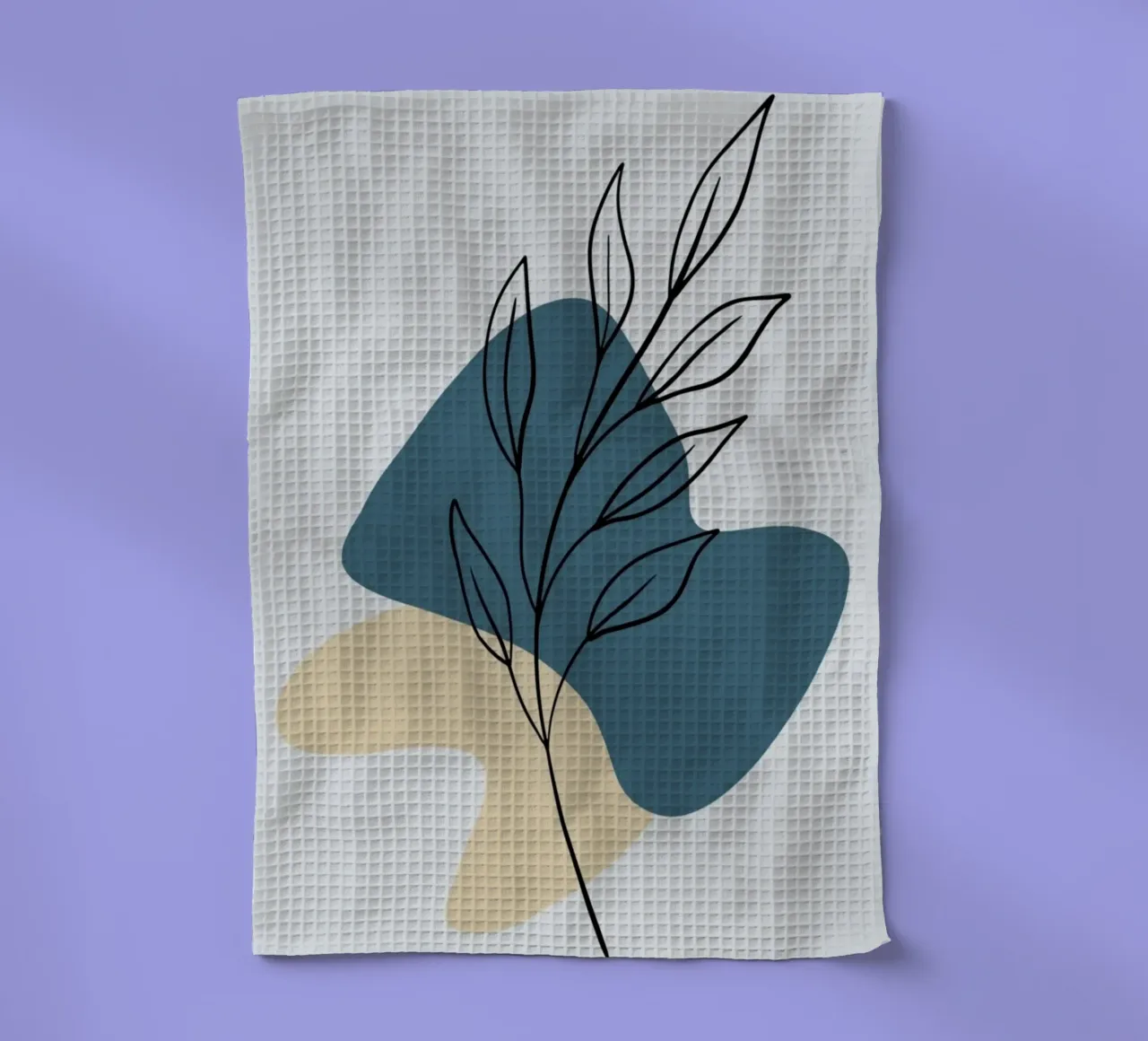 minimalist line drawing design canovaccio da cucina da prindy