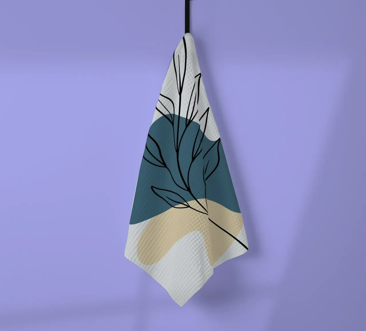 minimalist line drawing design canovaccio da cucina da prindy