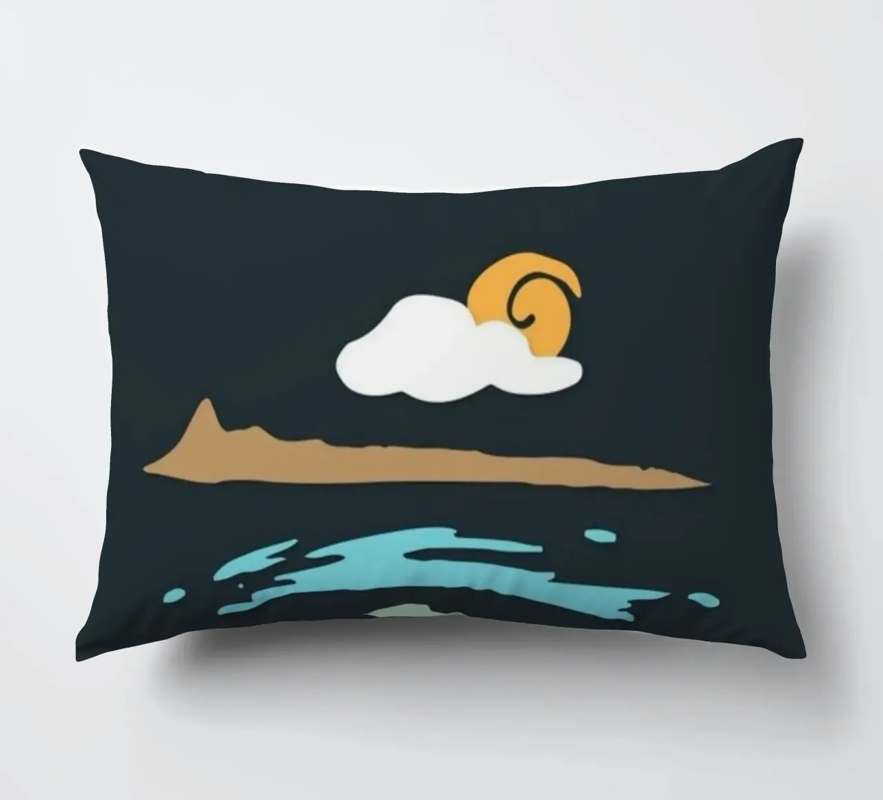 coastline scenery cuscino da prindy