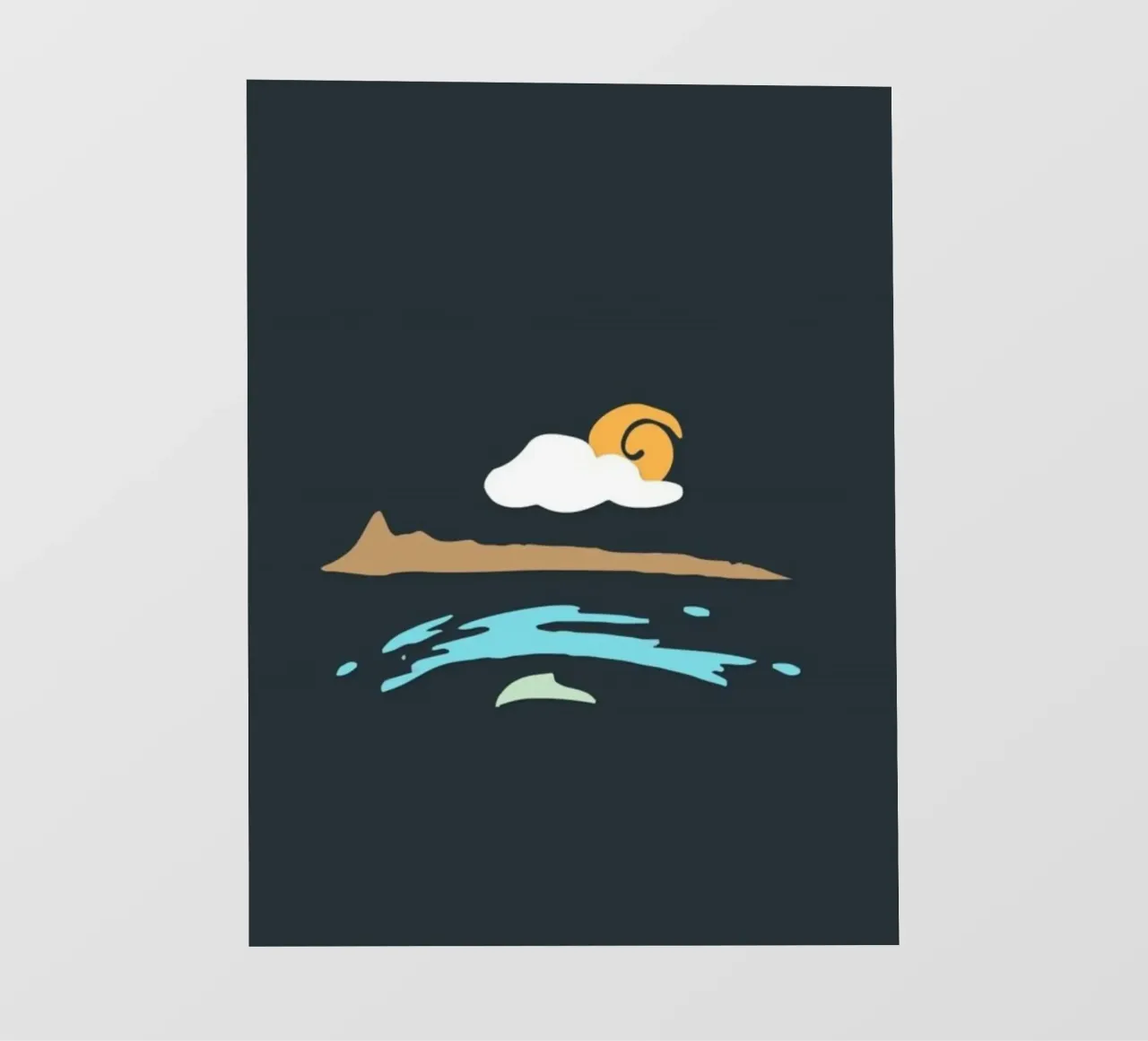 coastline scenery pellicola backlit da prindy