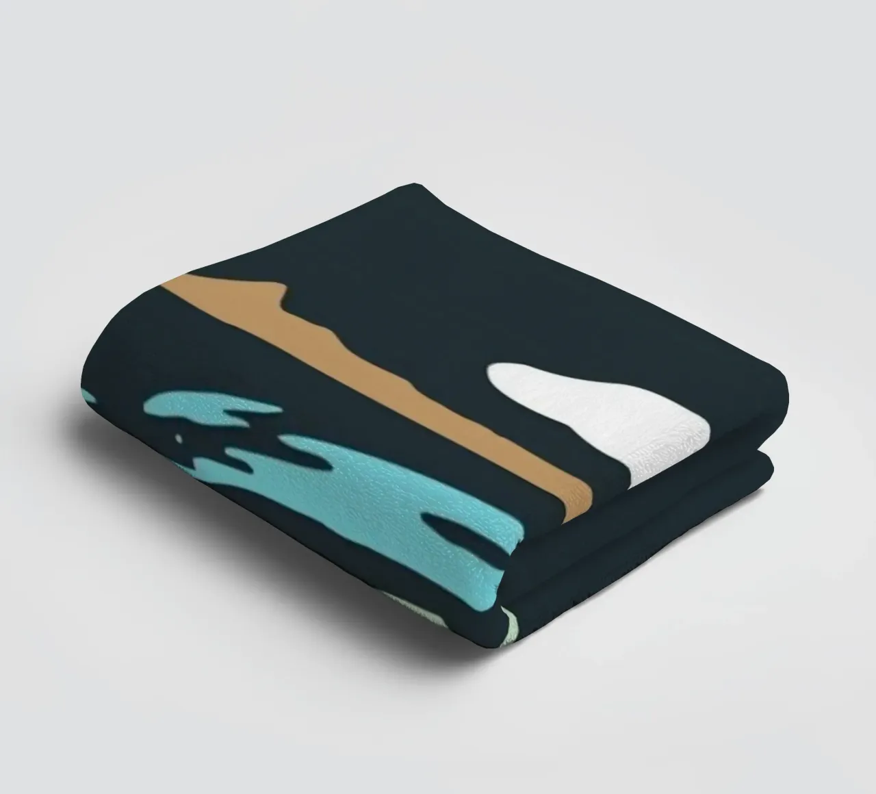 coastline scenery asciugamano da bagno da prindy