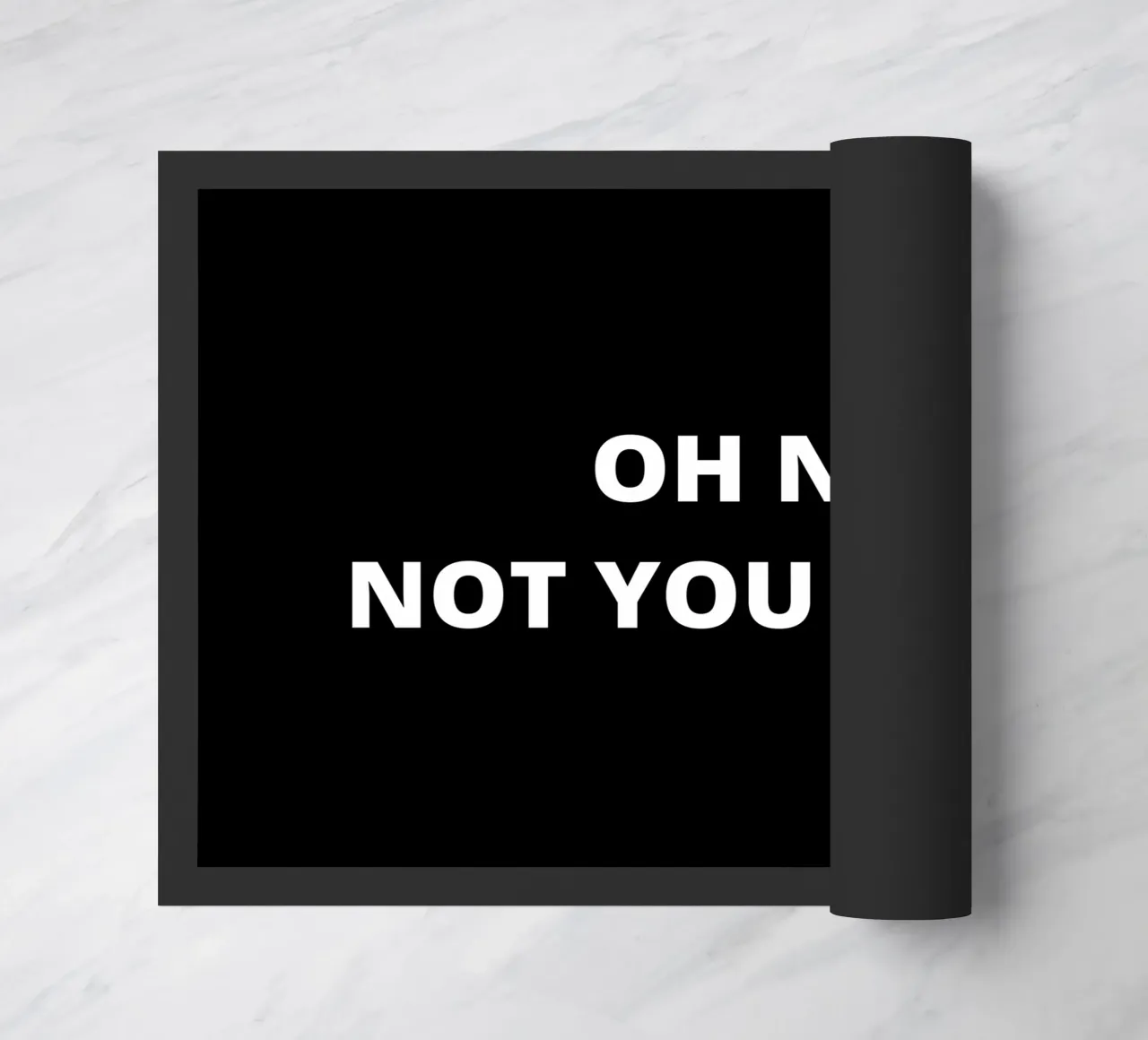 Oh no Fußmatte von Form&Font